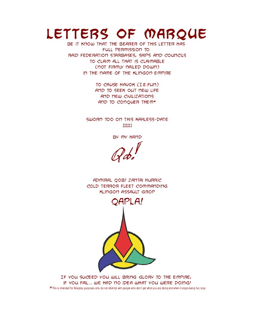 Letter of Marque