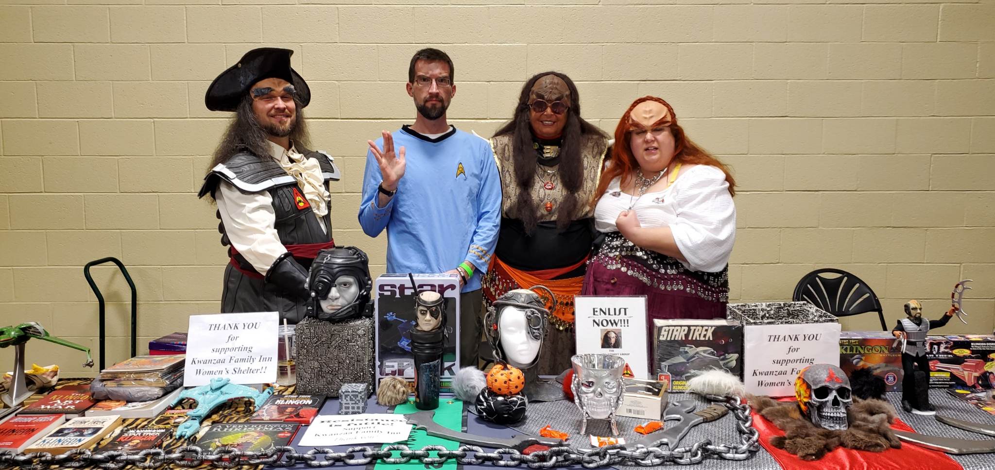 KAG ReInvades WNC Comic Con! Klingon Assault Group